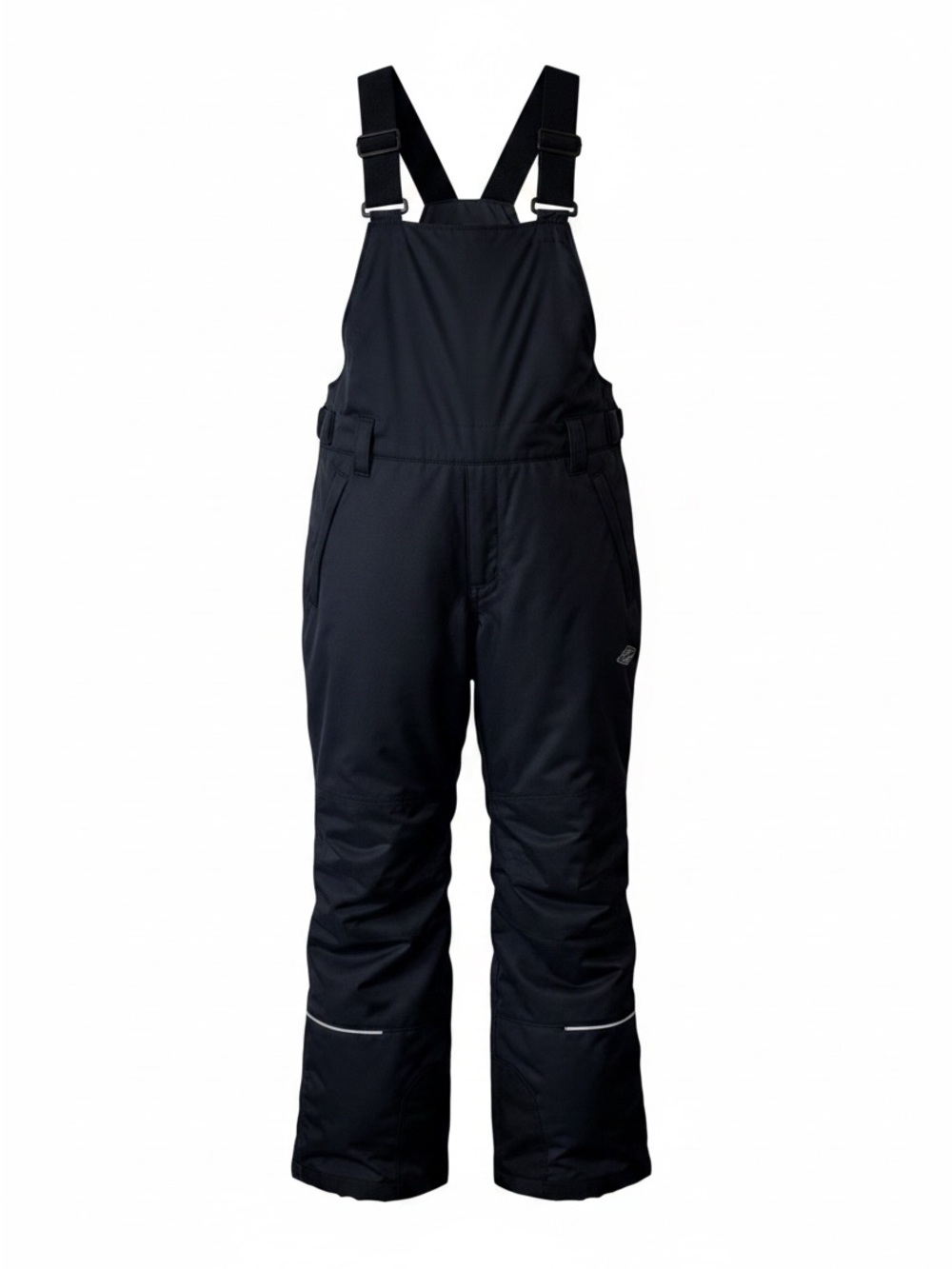 Kids Unisex Snow Bibs Medium 10-12 snowboarding ski black
